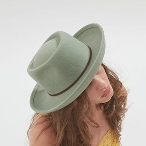 Vintage Fedora Green Hat